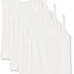 Essentials Women's Slim-Fit Camisole, Pack of 4